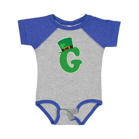 

Inktastic Irish St Patricks Day Letter G Monogram Boys or Girls Baby Bodysuit