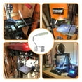 thumbnail image 3 of Aoresac Sewing Machine Light LED Lighting (30LEDs) 2 Watt for Workbench Lathe Drill Press Daylight White Flexible Gooseneck Arm Work Lamp with Magnetic Mounting Base White, 3 of 8