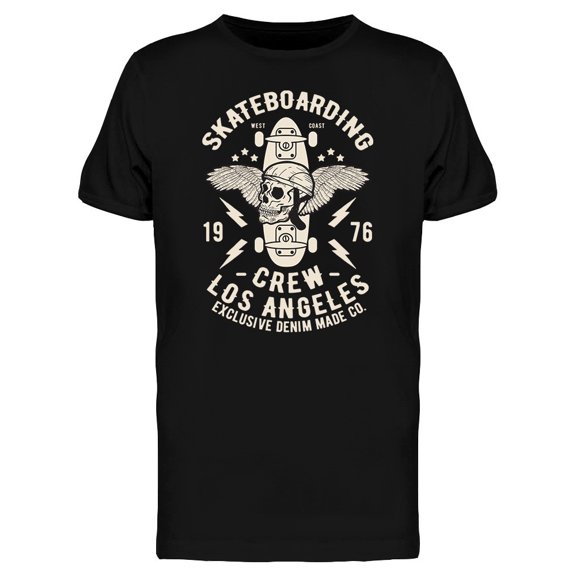 Skateboarding Crew Tee Men's -Image by Shutterstock