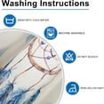 thumbnail image 2 of Boho Stylish Printed Valance for Kitchen, Dreamcatcher Pattern Linen Textured 18 Inches Long Small Window Drapes for Bathroom Kid''s Room, 1 Panel, Rod Pocket, 2 of 6