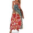 thumbnail image 1 of Vestido suelto sin mangas con estampado de fragmentos de Suzani del siglo XVIII, vestido de verano, vestido de vendaje, vestidos de fiesta para mujeres, 1 of 7