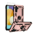 thumbnail image 1 of TASHHAR Samsung Galaxy A04S Case/A13 5G Case with Screen Protector and Magnetic Ring Kickstand Military Grade Double Layer Drop Protection Rugged Detachable for Galaxy A04S/A13 5G Phone - Rose Gold, 1 of 8
