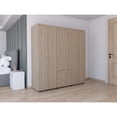 thumbnail image 2 of Closet Bariloche Bombay, Bardolino y Blanco Virtual Muebles, 2 of 8