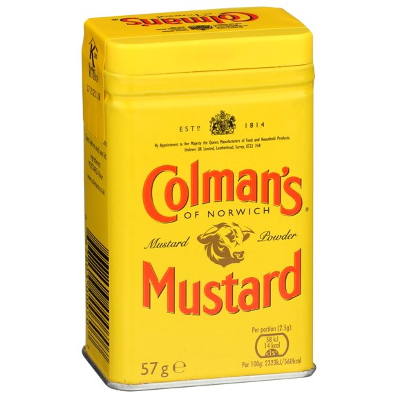 Colman's Dry Mustard Powder 2oz (Pack of 3) | Hot & Tangy | Grilling, Dips, Dressings, Marinades |