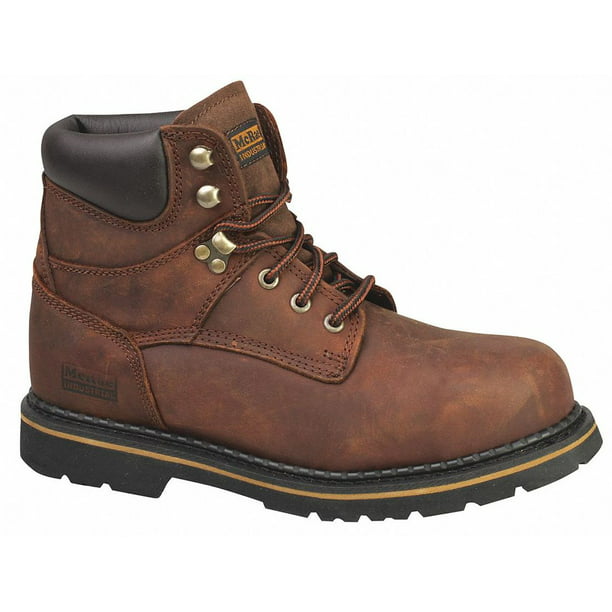 McRae 6 in Work Boot, 12, M, Men's, Dark Brown, Steel Toe Type, 1 PR -  MR86344 12M - Walmart.com