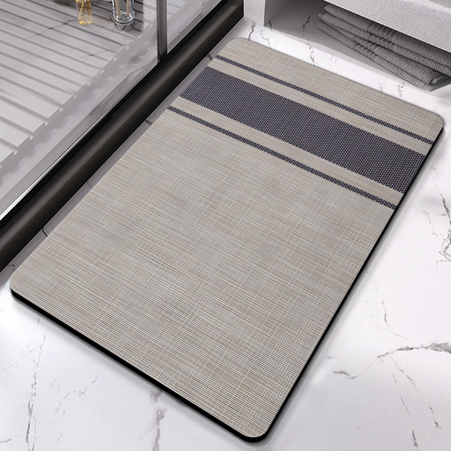 Ultimate Comfort 20x32 in Luxury Bath Mat - Non-Slip, Quick-Drying, Machine-Washable Rug for Tub, Shower, and Bathroom