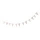 thumbnail image 3 of Banderas de Triángulo Clásico Bunting Banderín Banner para Boda Decoración de de año de Acción de Gracias de Navidad Rosado Yotijar Bandera del banderín del triángulo de papel, 3 of 9