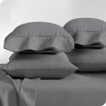 thumbnail image 1 of Bare Home Pillowcase Set - Premium 1800 Collection - Double Brushed - Ultra Soft - Standard Size, Gray, 4 Count, 1 of 7