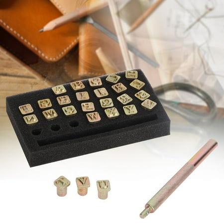 LAFGUR 6mm Metal Letters DIY Leather Stamper Punching Tool Stamp Alphabet Die Tool Craft, Stamp Punch, Letter Punch