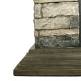 thumbnail image 5 of LIVILAND 40" Magnesium Oxide Freestanding Electric Fireplace in Brown, 5 of 8