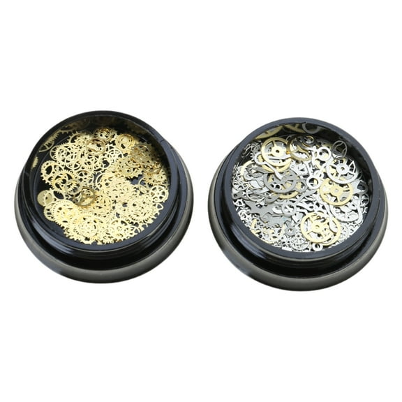 2 Box Mixed Steampunk Cogs Gear Charm Resin Filling Accessories Craft Charm