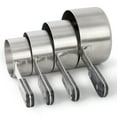 thumbnail image 3 of Oster Blakeley 4 Piece Stainless Steel Measuring Cup Set in Dark Gray with Wood Handles, 3 of 6