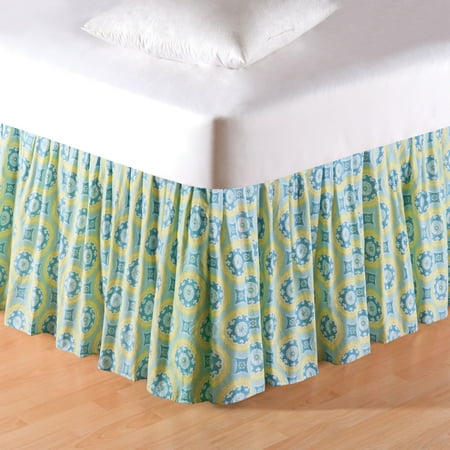 Delilah Blue Bed Skirt Delilah Blue Bed Skirt