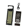 thumbnail image 4 of Mochila colgante luz exterior linterna 8 modos de iluminación ajustables antorcha de mano señal de luz para viajes escalada, 4 of 9