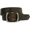 thumbnail image 4 of Rocky River Distressed Leather Belt by Nickel Smart® - Nickel Free Belt Buckle, 1.5 Inch Wide Strap of Full Grain Distressed Leather, Hypoallergenic Bottle Opener Buckle, Made In USA, 4 of 6