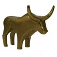 thumbnail image 1 of hometrends Gold Cast Metal Bull Decorative Accessory, 1 of 3