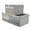 Gray, variant on Foldable Storage Bins With PVC Window, Fabric Collapsible Storage Box For Closet Organization, Stackable Container, White, 12.4"x11.6"x8.1"
