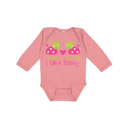 

Inktastic I Love Grammy Gift Baby Girl Long Sleeve Bodysuit