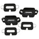 thumbnail image 3 of 100 Uds. Mascarillas desechables para la cara, cubierta para los ojos, tela no tejida, fácil de usar, relleno , máscara para auriculares , Negro, 3 of 8