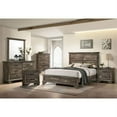 thumbnail image 6 of FOA Gafin 6pc Gray Wood Bedroom Set-King+2 Nightstands+Chest+Dresser+Mirror, 6 of 15