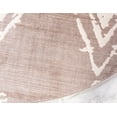 thumbnail image 4 of Jill Zarin Uptown Collection Area Rug - Carnegie Hill (8' Round Light Brown/Ivory), 4 of 4