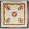 thumbnail image 2 of Vargottam Collection de Luxe Table à Dîner en Lin Décor Serviette en Coton Tissu Imprimé Serviettes Réutilisables Ensemble de 4, 20 X 20 - Floral Asiatique, 2 of 6