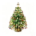 thumbnail image 2 of Diy Beaded Christmas Tree Kit, Crystal Holiday Craft Set for Adults, Colorful Beads, Ornament Charms, Metal Frame, Angel Topper, Warm Glow Display, Tabletop Decor, Relaxing Project, Holiday Gift, 2 of 4