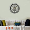thumbnail image 1 of 11 Inch Wall Clock Decorative Clock, Vintage Style Hollow Skeleton Clock Non Ticking for Living Room, Hotel office and home Decor Gift Plata antigua perfecl Reloj de pared, 1 of 7