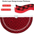 thumbnail image 4 of LAVA 48ChristmasSkt Buffalo Plaid Christmas Tree Skirt,48 Inch, 4 of 7