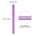 thumbnail image 2 of Uxcell 12pcs Bike Reflective Spoke Skin Plastic Bicycle Spoke Reflectors Spoke Covers Trim Wrap Wheel Visibility, Purple, 2 of 7