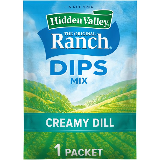 Hidden Valley Creamy Dill Ranch Dips Mix, Gluten Free 1 Packet