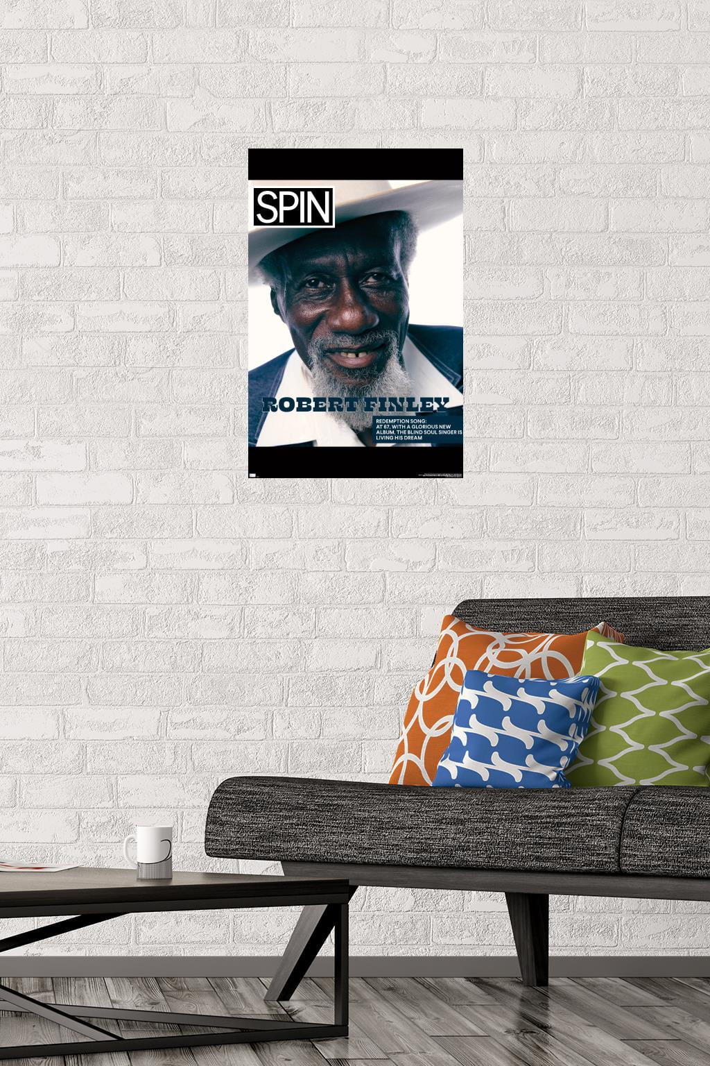 SPIN Magazine - Robert Finley 21 Wall Poster, 14.725" x 22.375"