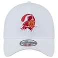 thumbnail image 2 of Men's New Era White Tampa Bay Buccaneers Throwback 39THIRTY Flex Hat, 2 of 6