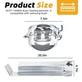 thumbnail image 3 of Elemento calefactor de secadora APPLIANCEMATES para Samsung DC97-14486A, 3 of 7