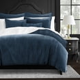 thumbnail image 5 of Basic Velvet Marine Duvet Cover Set Full, 5 of 5