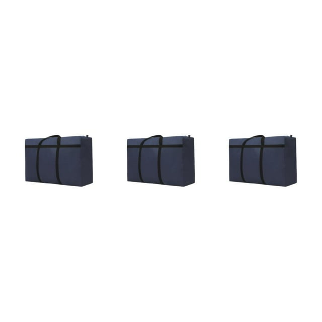 Ruiboury Sac Grande Capacité pour Partout Résistant à l'Usure et Non Cassant Facile à Transporter Bleu Foncé-105l 3Set