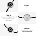 thumbnail image 4 of Pulseras táctiles TOTWOO para parejas con vibración y luz Bluetooth, 4 of 6