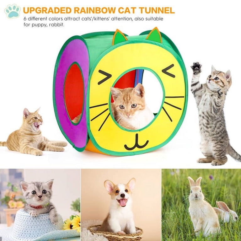 TAIMASI 37-Piece Cat Toy Set with Tunnel, Balls & Wands photo 3