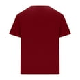 thumbnail image 3 of Wancir Mens Color Block T Shirts Cotton Crewneck Short Sleeve Fashion Casual Tee Tops Regular Fit Quik Dry Summer Tees, 3 of 4