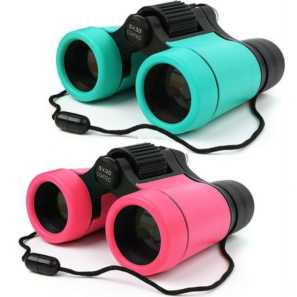 Ensemble de Jumelles - Télescopes pour Enfants, Antichoc, Jouet Éducatif pour Observer les Oiseaux, Chasse, Randonnée, Cadeau Parfait pour Garçons et Filles pour l'Halloween, Noël