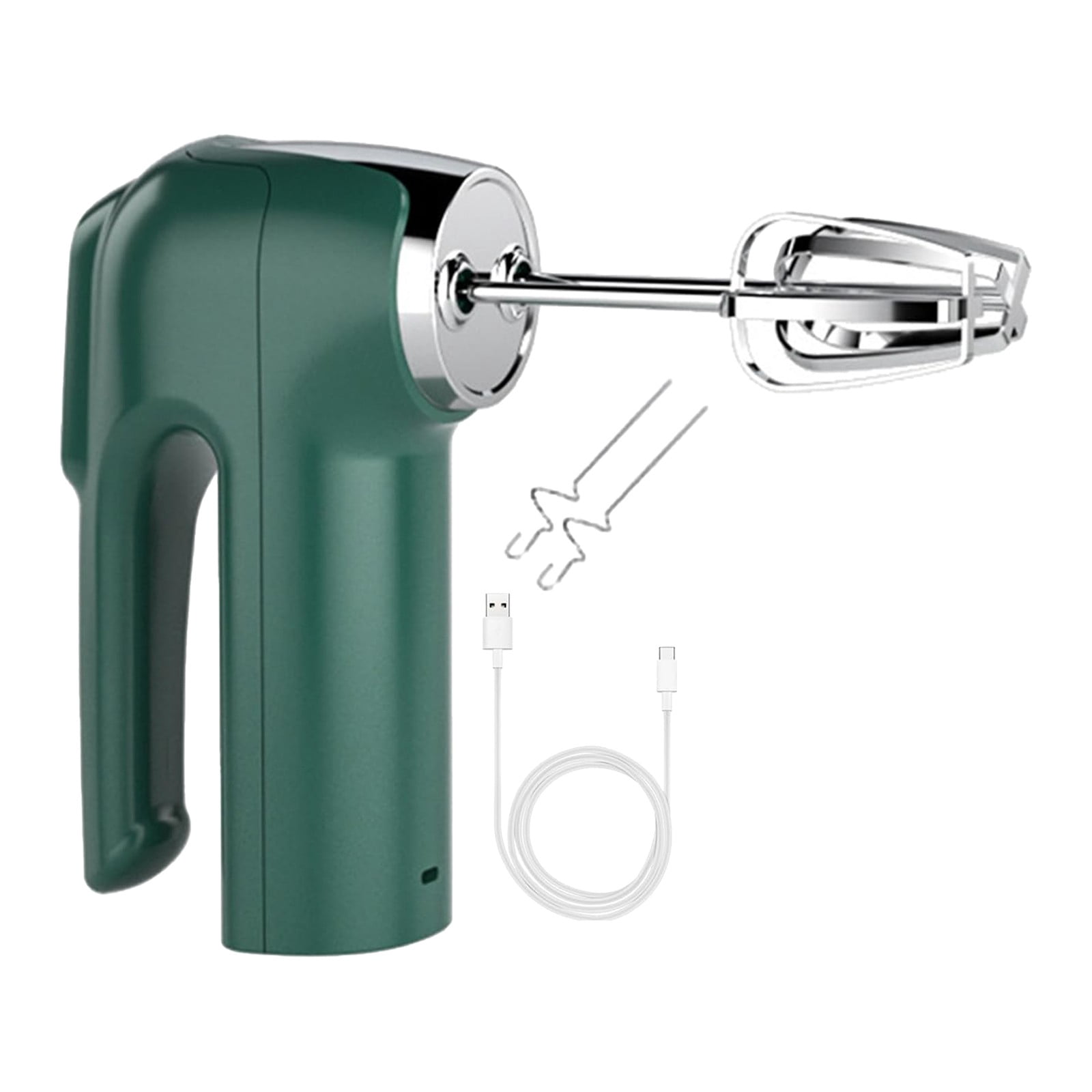 Blender for Soup,3 Speed Hand Mixer Traditional USB Charging Beater For Egg Coffee & Green