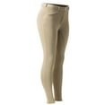 thumbnail image 4 of HORZE Active Women's Horse Riding Silicone Grip Knee Patch Breeches | Midrise Waist with Front Pocket, 4 of 8