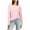 Pink, variant on ATOYSOY Women's Loose Shirts for Women Trendy Long Sleeve Tops Casual Dressy Tunic Crew Neck Blouse Fall Winter Outwear Solid Color Pullover Blue XXL