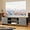 Grey, variant on Modern TV Stand for 65" Television, Entertainment Center with Two Storage Cabinets, Retro Style Media Console for Living Room, Bedroom, Office, 58 Inch