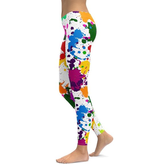 Color Splash Leggings Size: XS for Women | FIERCEPULSE