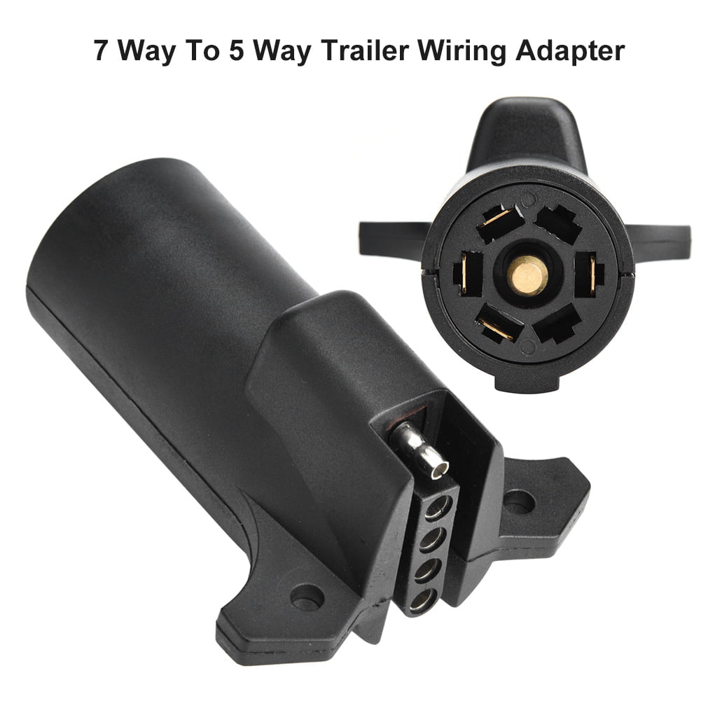 FAGINEY US Standard Trailer Plug, Trailer Light Plug,12V 7 Way Pin RV