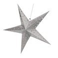 thumbnail image 3 of Forma de estrella Papel Bombilla de lámpara Jaula Lámpara colgante Pantalla de lámpara Cubierta colgante Pantalla de lámpara en apariencia de estrella para decorac Plata 90cm Yotijar Decoración navideña, 3 of 10