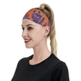 thumbnail image 6 of Yiaed Lavender Flowers Print Sports Headbands,Moisture Wicking Workout Headband, Sweatband Headbands for Running,Cycling for Women and Men, 6 of 8