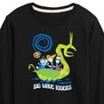 thumbnail image 3 of Nightmare Before Christmas - Big Wave Riders - Lock, Shock, & Barrel - Dragon Boat - Toddler And Youth Long Sleeve Graphic T-Shirt, 3 of 5