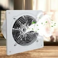 thumbnail image 2 of Ventilation Fan 4'' Wall/Ceiling Mute Toilet Kitchen Window Exhaust Extracor, 2 of 5